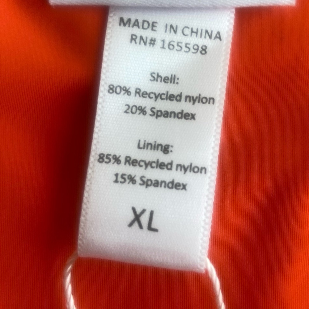 NWT Andie Swim The Bikini Bottom Monarch Vibrant Orange Bikini Bottom Size XL - Picture 6 of 9